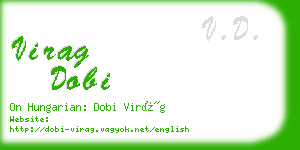 virag dobi business card